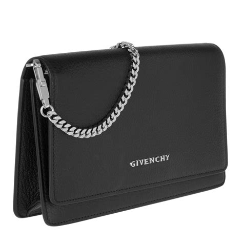 givenchy pandora chain strap wallet|Givenchy Pandora Chain Leather Wallet, Black.